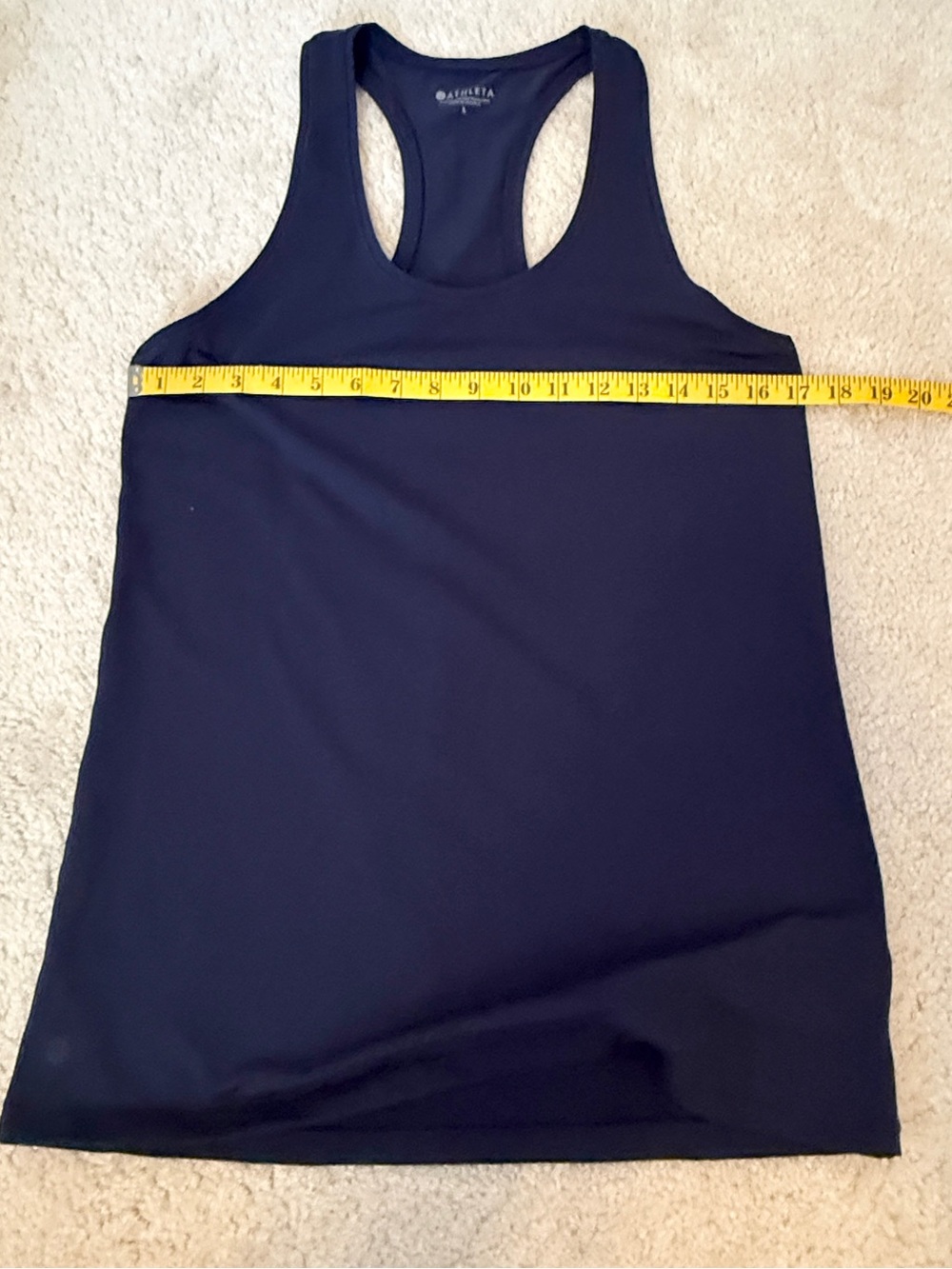 Athleta Navy Racerback Performance Tank - Picture 7 of 7